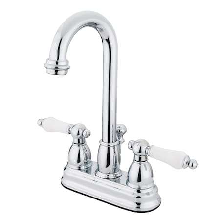 Kingston Brass 4" Centerset Bathroom Faucet, Chrome KB3611PL